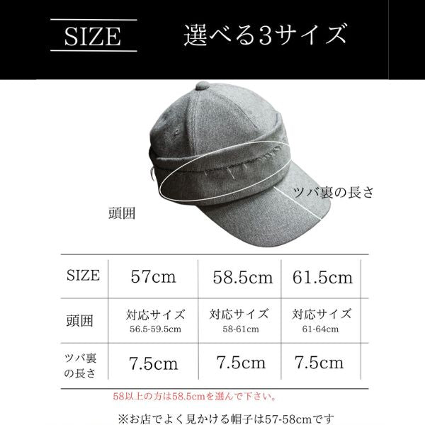 【デニムの源流｜小倉織】KOKURA DENIM J-FIT CAP　JF-01
