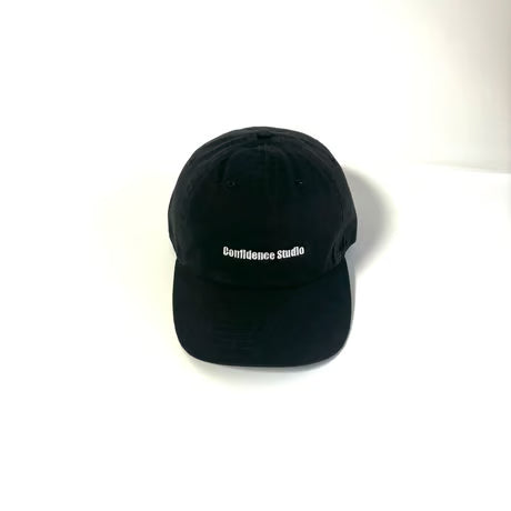 confidence studio soft confids name logo cap